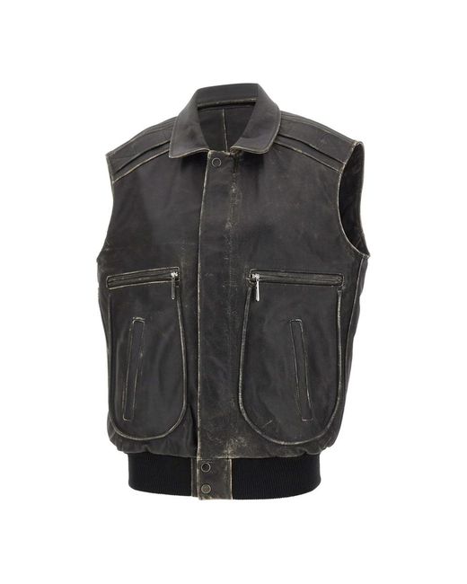 Rabanne Black Waistcoats