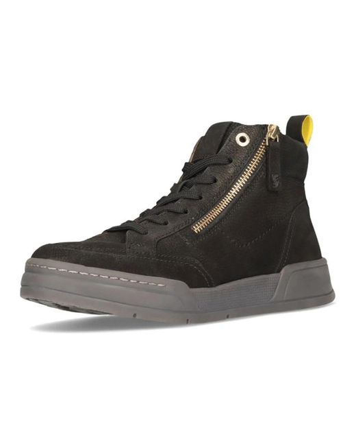 Salamander Black Lace-Up Boots