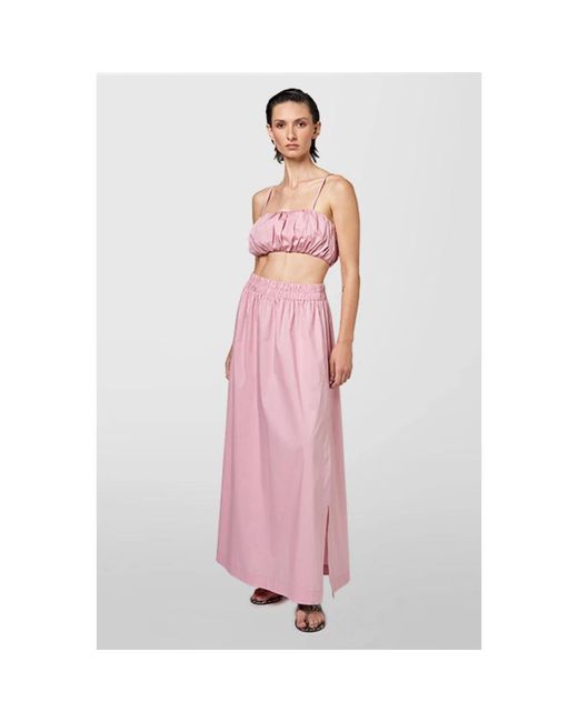 Alpha Studio Pink Maxi Skirts