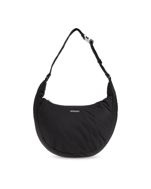 Represent Logo Schultertasche in Black für Herren