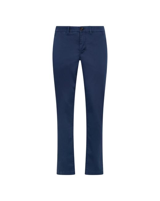 Moorer Blue Chinos for men