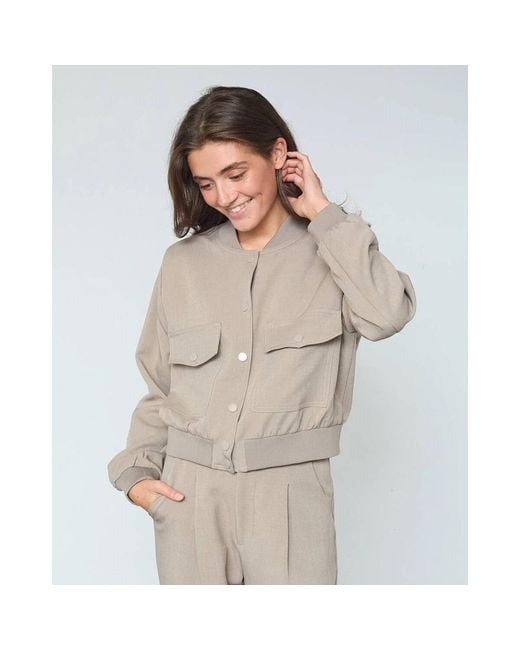 Sisters Point Garwin Jacket in het White