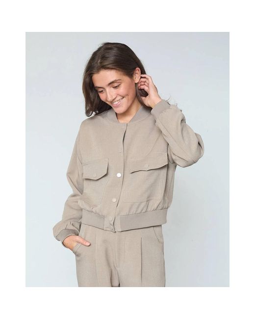 Sisters Point Garwin Jacket in het White