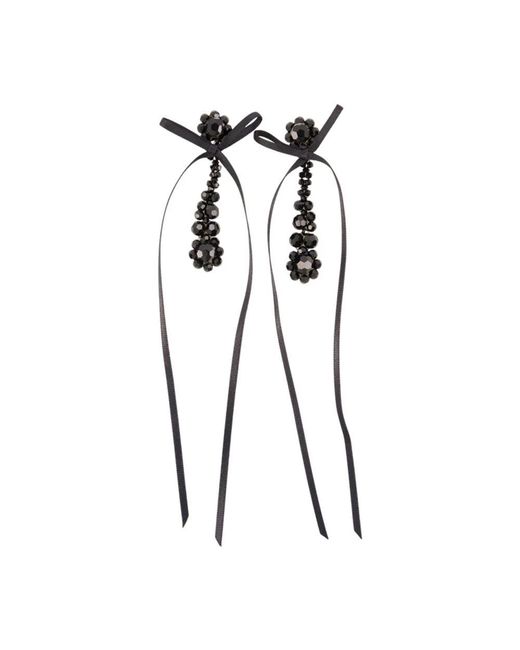 Simone Rocha Black Earrings