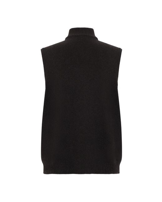 Fedeli Suede Cashmere Vest in het Brown voor heren