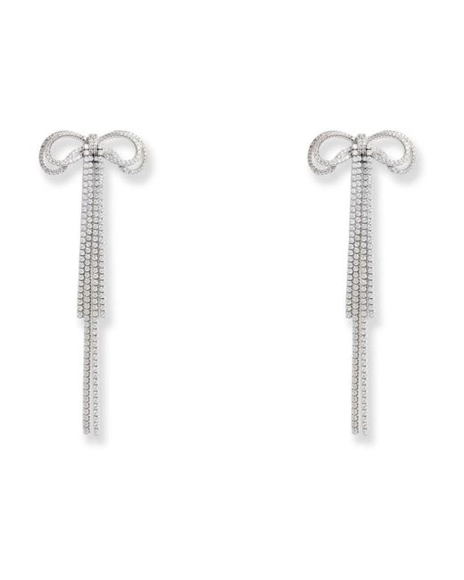 Self-Portrait White Earrings