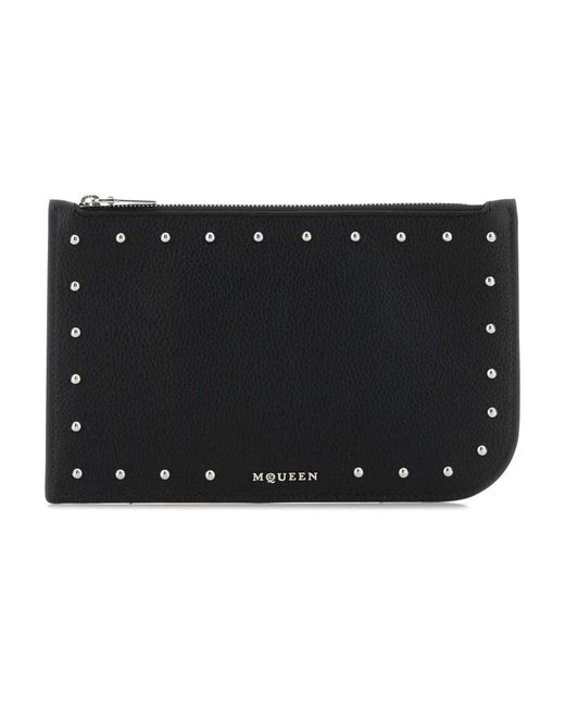 McQueen Black Wallets & Cardholders for men