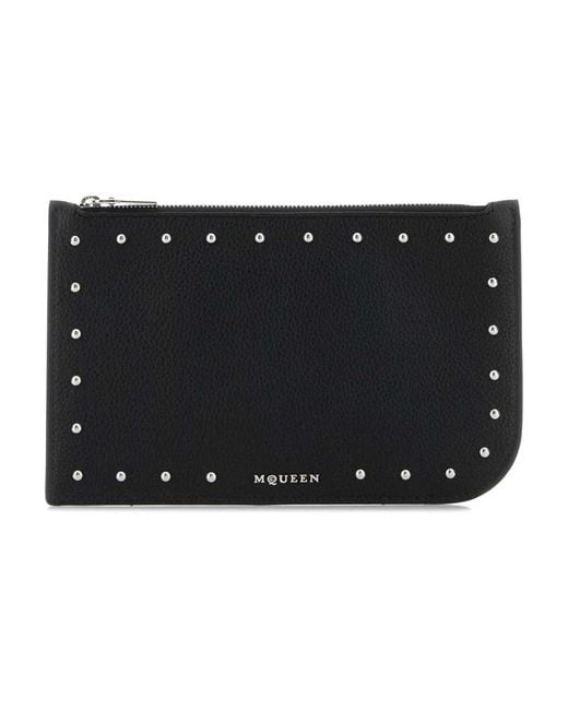 McQueen Black Wallets & Cardholders for men