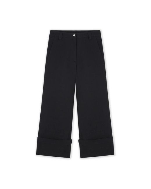 Moncler Blue Wide Trousers