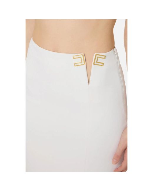 Elisabetta Franchi White Pencil Skirts