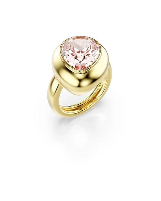 Swarovski Metallic Gema Motiv Ring Set