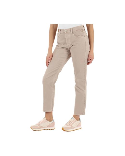 Replay Natural Straight Jeans