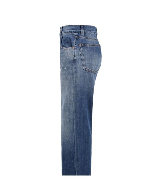Straight Jeans Aspesi de color Blue