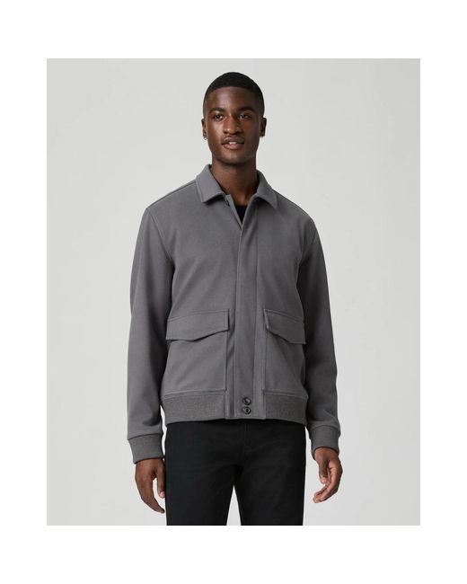 PAIGE Gray Light Jackets for men