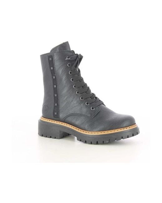 Lace-Up Boots Rieker en coloris Gray