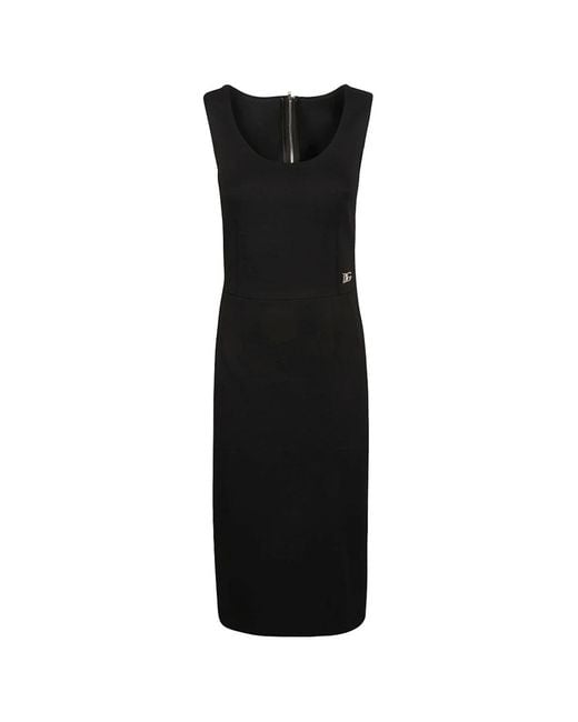 Dolce & Gabbana Black Midi Dresses