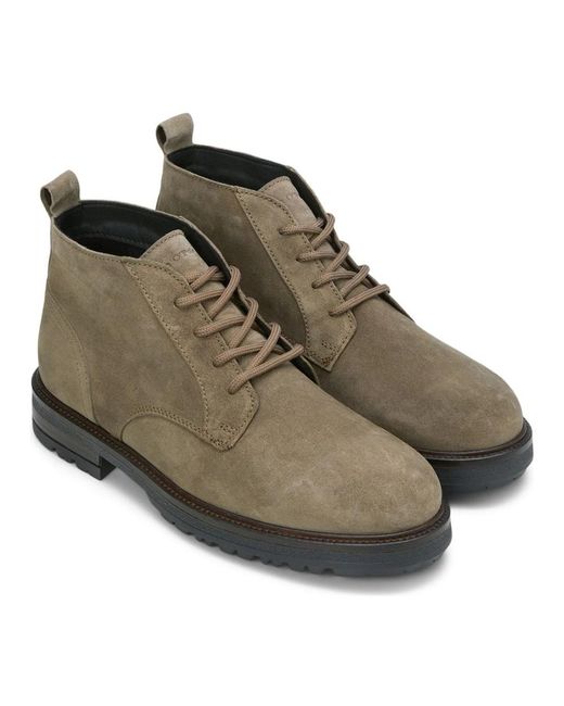 Marc O' Polo Gray Lace-Up Boots for men