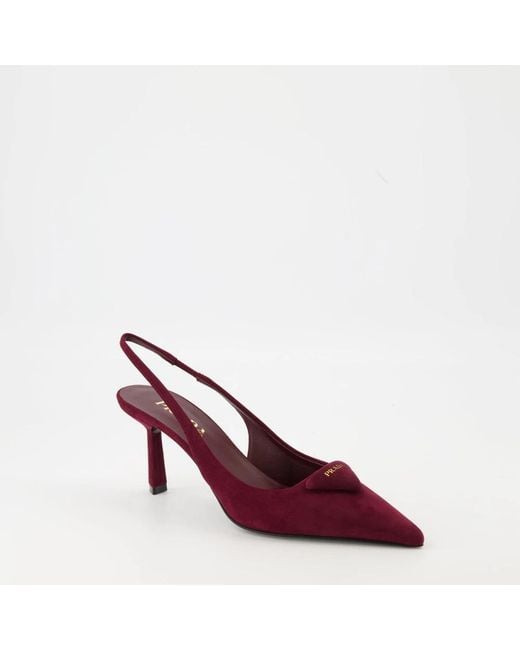 Prada Red Pumps