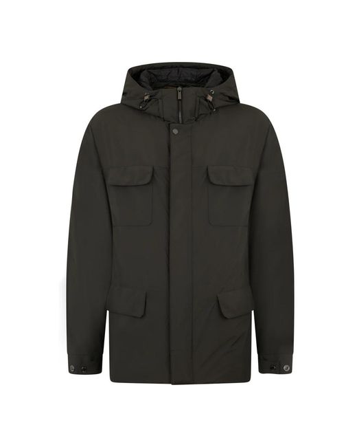 Moorer Black Parkas for men