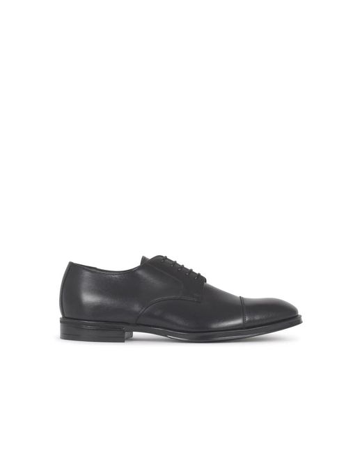 Canali Black Business Shoes for men