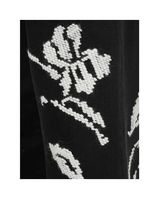 Ermanno Scervino Black Straight Fit Jeans