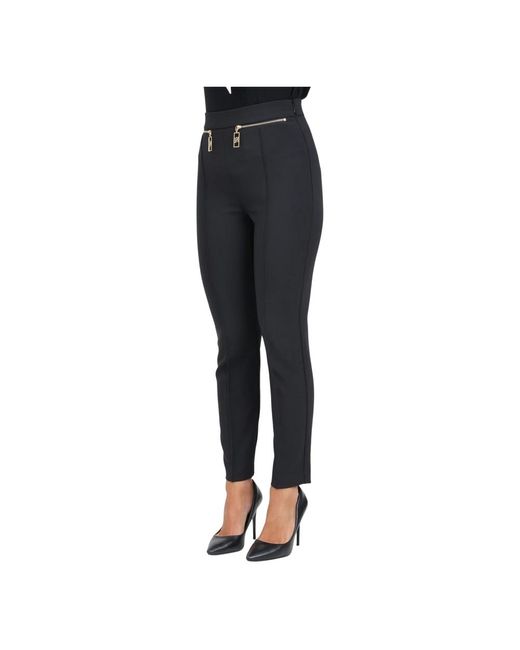 Pantalones Negros Slim-Fit Tobillo, Mujer, Talla Elisabetta Franchi de color Black