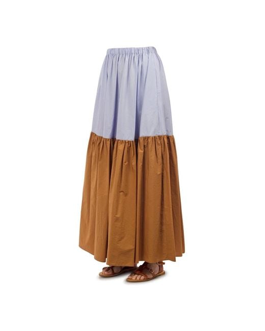 Jucca Blue Maxi Skirts