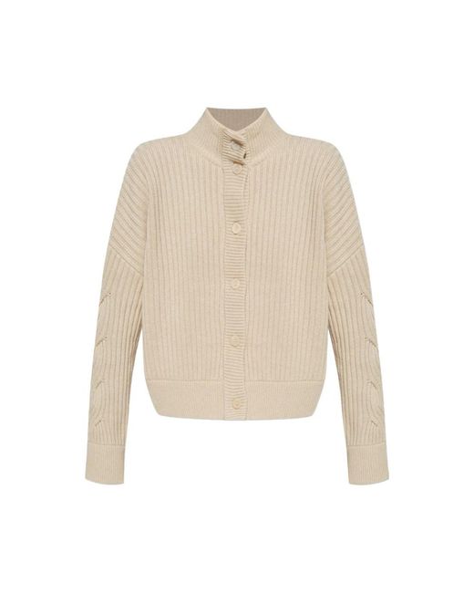 Max Mara Cable Gebreide Trui in het White