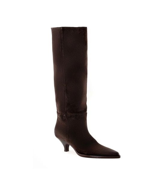 Elena Iachi Brown Heeled Boots