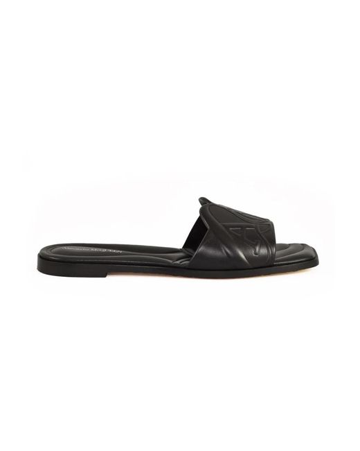 McQueen Black Sandalo