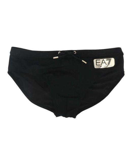 EA7 Black Beachwear for men