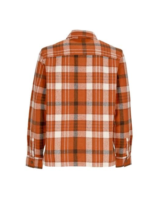 Dickies Brown Nimmons Long Sleeve Shirt L/Shirt for men