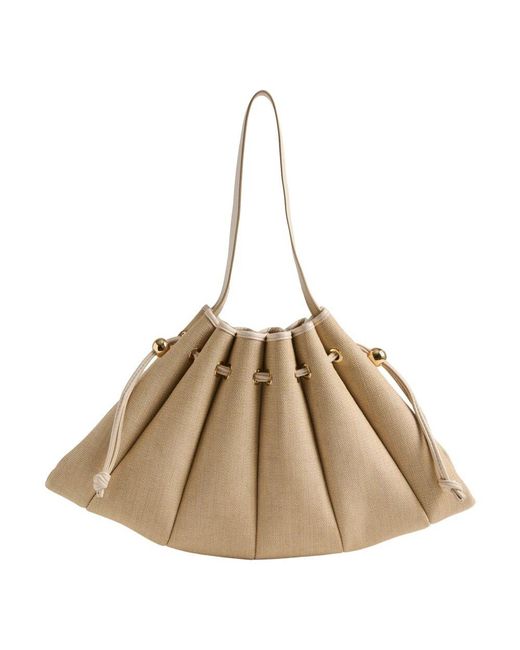THEMOIRÈ Natural Strapazierfähige Stroh-Tasche