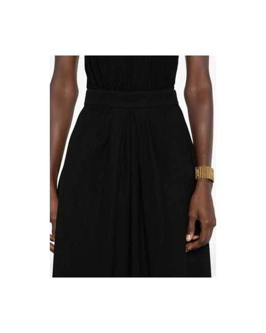 Giorgio Armani Black Wide Trousers