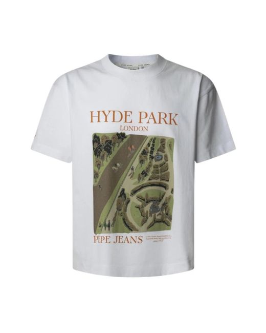 Pepe Jeans Gray T-Shirts for men