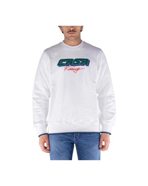 Casablanca Racing Sweatshirt in White für Herren