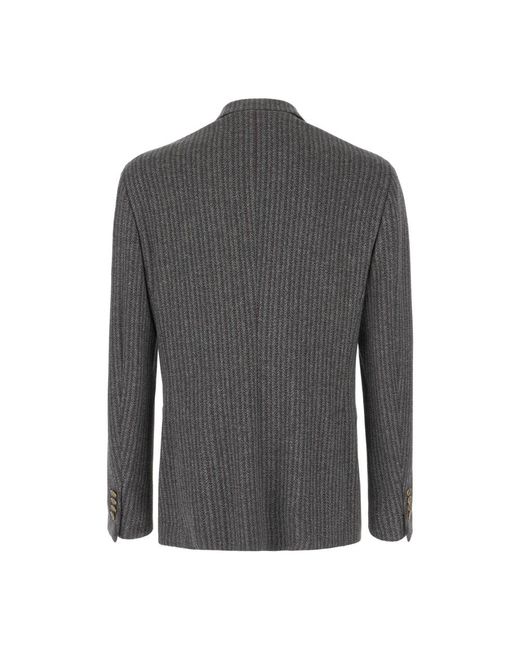 Etro Jassen ,Grijs ,Katoen Blazer in het Gray voor heren