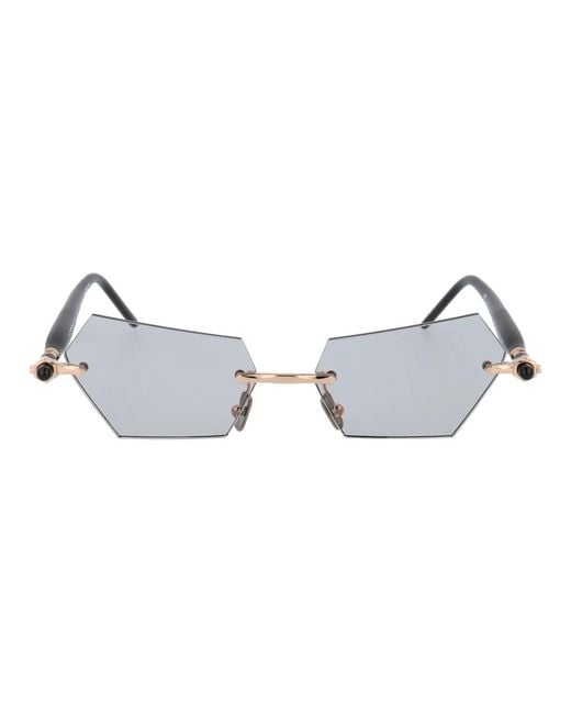 Kuboraum Metallic Stylische sonnenbrille maske p51