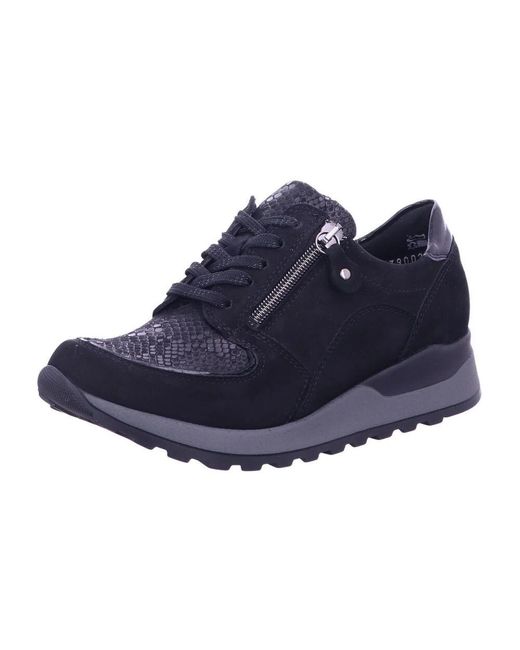 Waldläufer Blue Bequemer Schnürschuh Hiroko Soft