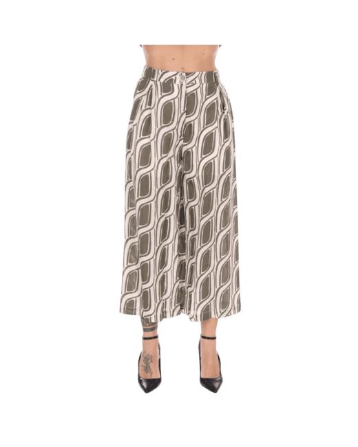 Liu Jo Brown Wide Trousers