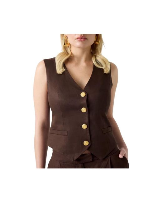 Guess Brown Waistcoats