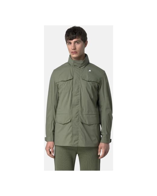 K-Way Green Light Jackets for men