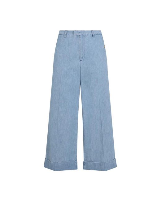 Valentino Blue Wide Jeans for men