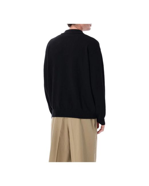 Roberto Collina Black Polo Shirts for men