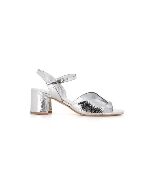 Roberto Del Carlo Metallic High Heel Sandals