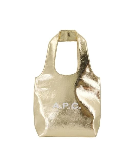 A.P.C. Metallic Ninon Small Shopping Bag