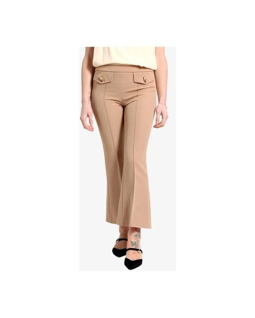SIMONA CORSELLINI Natural Wide Trousers