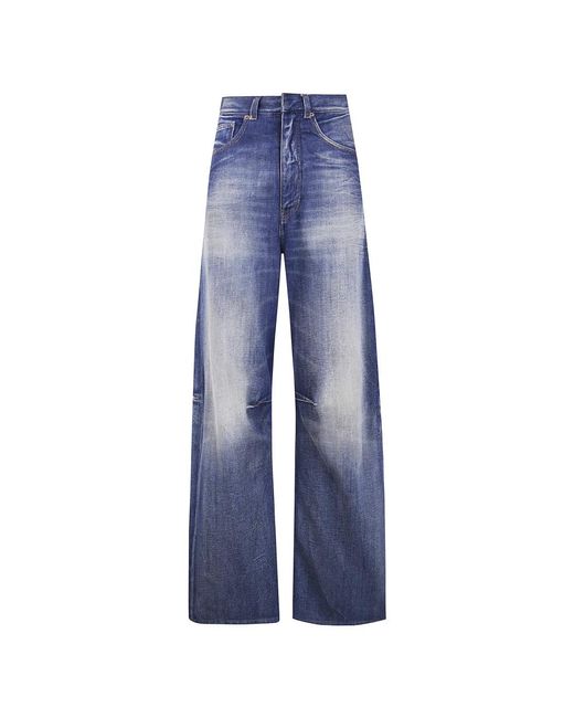 MM6 by Maison Martin Margiela Klassieke Denim Jeans Met Vijf Zakken in het Blue