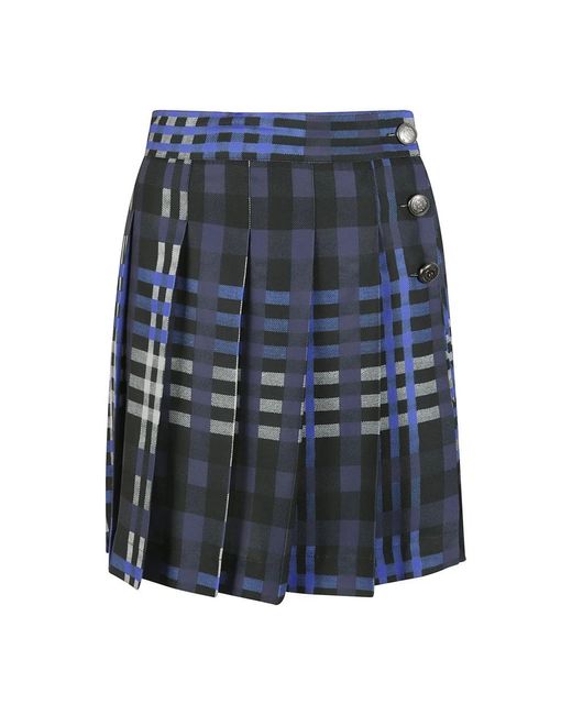 MSGM Blue Short Skirts