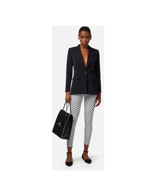 Elisabetta Franchi Black Blazers